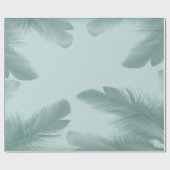 Farbige Federn Geschenkpapier (Flach)