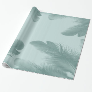 Farbige Federn Geschenkpapier