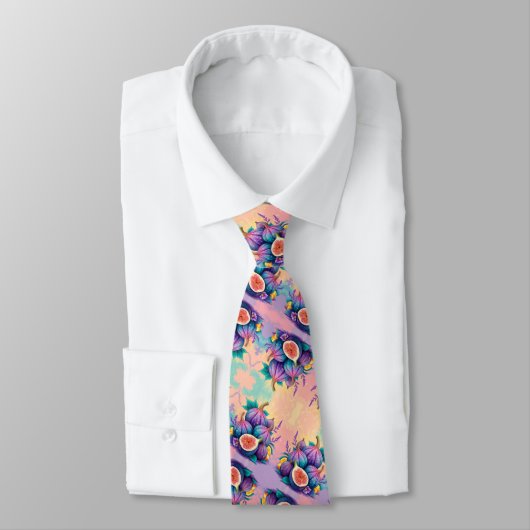 Farbige Feige zum Vatertag Krawatte (Gebunden)