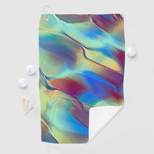 Farbige Felsdüne mit weicher, heller Farbe Golfhandtuch (Insitu)