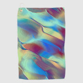 Farbige Felsdüne mit weicher, heller Farbe Golfhandtuch (Vorderseite)