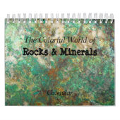 Farbige Felsen und Mineralien Kalender (Titelbild)