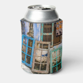 Farbige Fensterrahmen Dosenkühler