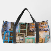 Farbige Fensterrahmen Duffle Bag (Rückseite)