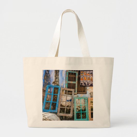 Farbige Fensterrahmen große Tasche (Vorne)