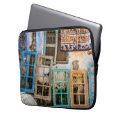 Farbige Fensterrahmen Laptopschutzhülle (Vorderseite Links)