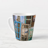 Farbige Fensterrahmen Milchtasse (Linke Ecke)