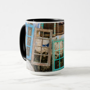 Farbige Fensterrahmen Tasse