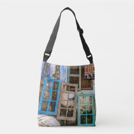 Farbige Fensterrahmen Tragetaschen Mit Langen Trägern