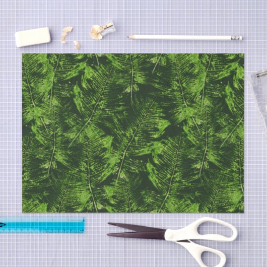 Farbige Ferns Seidenpapier (Handwerk)
