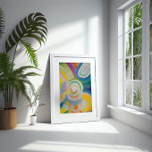 Farbige Festplatten | Robert Delaunay Poster