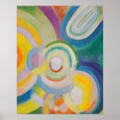 Farbige Festplatten | Robert Delaunay Poster (Vorne)
