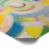 Farbige Festplatten | Robert Delaunay Poster (Ecke)