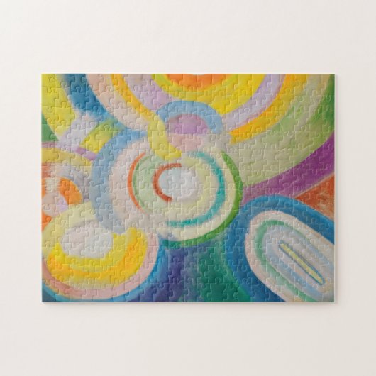 Farbige Festplatten | Robert Delaunay Puzzle (Horizontal)