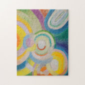 Farbige Festplatten | Robert Delaunay Puzzle (Vertikal)
