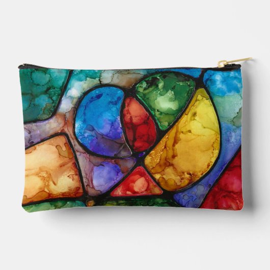 Farbige, fette Accessoires Zubehörtasche (Rückseite)