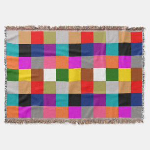 Farbige Fette Farbbalken-Musterdesign  Decke