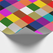 Farbige Fette Farbbalken-Musterdesign Geschenkpapier (Ecke)