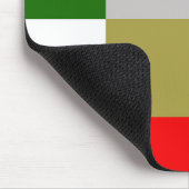 Farbige Fette Farbblöcke Muster Design Mousepad (Ecke)
