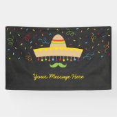 Farbige Fiesta Babydusche Banner (Horizontal)