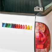 Farbige Filzstifte Autoaufkleber (Auf Lkw)