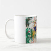 Farbige Fingeranstrich Art Kaffeetasse (Links)