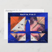 Farbige Fische 2 Postkarte (Vorne/Hinten)
