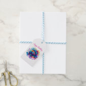 Farbige Fische Geschenkanhänger (Mit Garn)