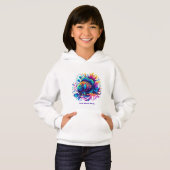 Farbige Fische Hoodie (Vorne ganz)