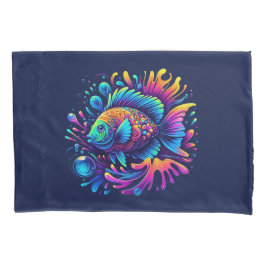 Farbige Fische Kissenbezug