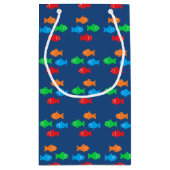 Farbige Fische Kleine Geschenktüte (Rückseite)
