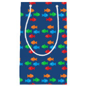 Farbige Fische Kleine Geschenktüte (Vorderseite)