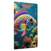 Farbige Fische Klemmbrett (Rechts)