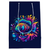 Farbige Fische Mittlere Geschenktüte (Rückseite)