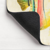 Farbige Fische Mousepad (Ecke)