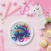 Farbige Fische Pappteller (Party)