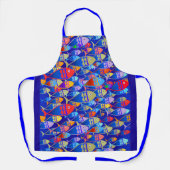 Farbige Fische Schürze (Vorderseite)