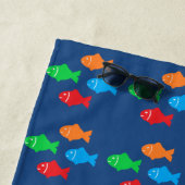 Farbige Fische Strandtuch (Beispiel)