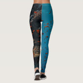 Farbige Fische und Riffe Leggings (Rückseite)