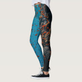 Farbige Fische und Riffe Leggings (Links)
