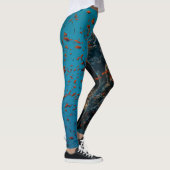 Farbige Fische und Riffe Leggings (Rechts)