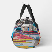 Farbige Fischerboote, Kap Verde Duffle Bag (Rechts)