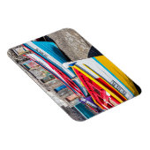 Farbige Fischerboote, Kap Verde Magnet (Rechte Seite)