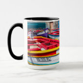 Farbige Fischerboote, Kap Verde Tasse (Links)