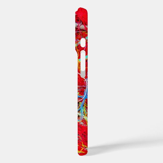 Farbige Fischernetze Case-Mate iPhone Hülle (Rückseite / Links)