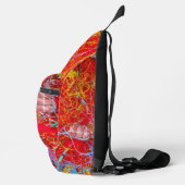 Farbige Fischernetze Crossbody Bag (Rechts)