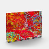 Farbige Fischernetze Fotoblock (Links)