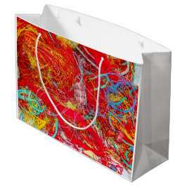 Farbige Fischernetze Große Geschenktüte