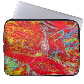 Farbige Fischernetze Laptopschutzhülle (Vorderseite)