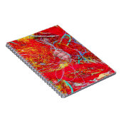 Farbige Fischernetze Notizblock (Rechte Seite)